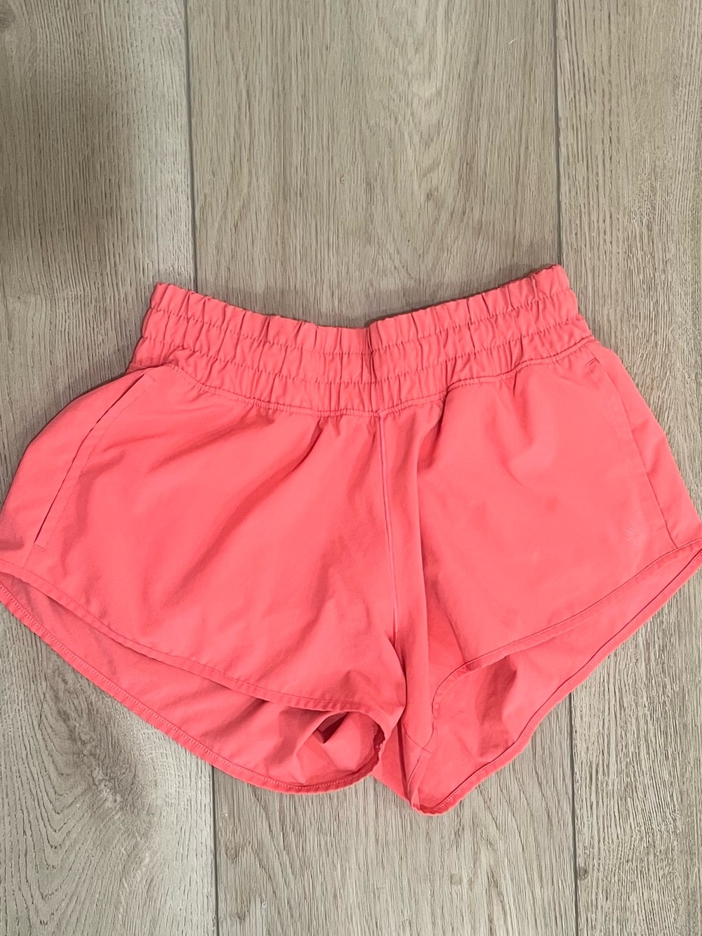 Women’s Coral Elastic-Waist Athletic Shorts — Lightweight Active Shorts